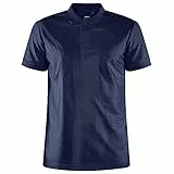 Craft Herren Core Unify Poloshirt Polohemd, blau, L