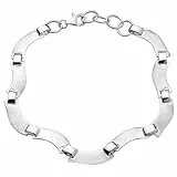VINANI Damen Gliederarmband Fine Line Silber 925 AFL1