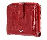 Golden Head Cayenne RFID Protect Petite Billfold Coin Wallet with Snap Closure Cherry