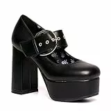 LAMODA Damen Forget Me Court Shoe, Black Pu, 37 EU