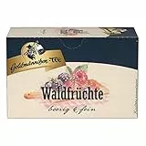 Goldmännchen Tee Waldfrüchte, Früchtetee, Früchtemischung, 20 einzeln versiegelte Teebeute