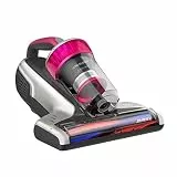 Jimmy WB73 Tragbarer Staubsauger, milbendicht, 600 W, mit UV- und Ultraschall-Sterilisation, intelligenter Schmutzsensor, Dual-Cyclonic Filtersystem und Qualitätszertifikat, Pink