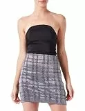 Koton Women Checked Shiny Mini Skirt