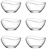 Lav 6tlg Glasschalen 215 ml Vira Schalen Glasschale Dessertschale Vorspeise Glas Gläser