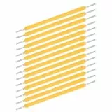SOLUSTRE 30 Stück Hartes LED Glühfaden Lampenglühfaden für Retro Leuchtmittel mit Einfacher Installation und Sicherheitswiderstand aus Silikon und Nickelbeschichtetem Eisen