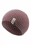 Sterntaler GOTS Strickmütze Waffel - Babymütze aus Baumwolle (Bio) - anschmiegsame Mädchen Beanie Mütze mit Waffelstrickmuster - Baby und Kinder Übergangsmütze, quarzrosa, Größe 41