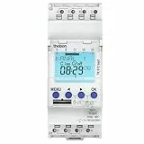 Theben TR612 top3 Digitale Zeitschaltuhr – 2-Kanal Wochenschaltuhr mit App-Programmierung, Display, 10 Jahre Gangreserve, elektrisch, DIN/Hutschiene, Timer für LEDs, Made in Germany
