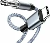 Highwings USB C auf Aux Kabel 0.5M,USB C auf Klinke Kabel 3.5mm Auto Handy für iPhone 17/16/15 Pro Max, Galaxy S25/S24/S23/S22, Hua-wei P40/P30/P20, Pixel, Car Stereos