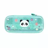 Legami - Wonderwow Federmäppchen, Panda Motiv,2 Fächer und Stifthalter innen, Innenfach mit Netzstoff, Reißverschluss, 23 x 11 x 5 cm