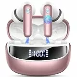 Nerunsa Bluetooth Kopfhörer, Kopfhörer Kabellos Bluetooth 5.4 Sport, 50 Std Spielzeit In Ear,IP7 Wasserdicht Ohrhörer, Kopfhörer mit 4 ENC Lärmreduzierung Mik, Kabellose Kopfhörer mit LED-Anzeige