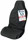 LIONSTRONG® Autositzschoner Vordersitz universell kompatibel [WASSERDICHT] - Autositzbezüge Vordersitze - Sitzschoner Sitzbezüge Auto - Autositz Sitzschutz - Werkstattschoner - Polyester