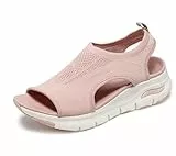 Skechers Arch Fit – City Catch Damen-Strick Sandale, Blush Knit, 39 EU