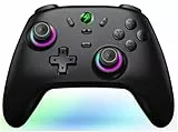 HASACOOL Switch Controller, Wireless Controller Switch mit RGB Hall Effect Joysticks, 1000 mAh Akku Switch Pro Controller Kompatibel mit Switch/Switch Lite/Switch OLED/Android/iOS/PC-Kabelverbindung