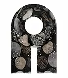 Majea Halstücher Damen Tuch Kopftuch Halstuch Schal Damen-Schal Tücher Stola (880036) (schwarz 19)