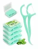 Zahnseide Sticks Minze 200 Stk. Zahnseide twin line dental floss mint 4X Zahnreiniger Zwischenräume Doopelten Fäden Zahnseidestick Zahnseide Zahnstocher mit Geschmack Mint