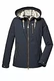 G.I.G.A. DX Damen Softshell Jacke mit Kapuze/Outdoorjacke GS 24 WMN SFTSHLL JCKT, dunkelnavy, 40, 41669-000