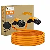 Lapp Mobility Typ 2 Ladekabel 11 KW/Glatt / 20 A / 3-Phasig/E-Auto Ladekabel/Mode 3 / 7m, Orange