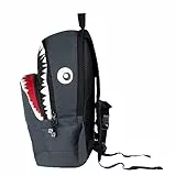 Pick & Pack - Unisex Shark Shape M/Anthrazit (Standard Größe) Rucksack - 1 Stück