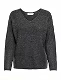 ONLY Damen Pullover 15204588 Dark Grey Melange M