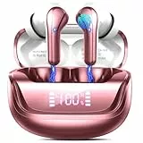 Nerunsa Bluetooth Kopfhörer, Kopfhörer Kabellos Bluetooth 5.4 HiFi Stereo, In Ear Kopfhörer mit ENC Noise Cancelling Mics, IP7 Wasserdicht Ohrhörer, 50 Std Spielzeit Kabellose