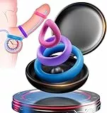 Penisring Set 3er Pack – Sexspielzeug & Sex Toys für den Penis: Dehnbare Penisringe in 3 Größen, Penies Ring für Sex & Ausdauer, hochwertiges Sex Spielzeug für Männer & Paare aus Silikon