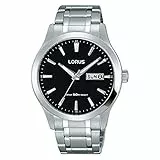 Lorus Klassik Herren-Uhr mit Palladiumauflage und Metallband RXN23DX9