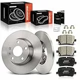 Frankberg 2x Bremsscheiben + 4x Bremsbeläge Hinterachse mit Bremsenschmiermittel Kompatibel mit TT 8J3 1.8L 2.0L 2006-2014 TT Roadster 8J9 1.8L 2.0L 2007-2014 Replace# 1K0698451