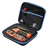 VBESTLIFE Harter EVA-Werkzeugkoffer, Tragbare, Stoßfeste, Wasserdichte Bohrer-Aufbewahrungstasche mit Netztaschen für Elektrowerkzeuge, Schleifmaschinen und Zubehör