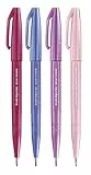 Pentel SES15C Pinselstift Set 4-teilig