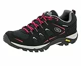 Brütting MOUNT FRAKES LOW Damen Trekking- & Wanderhalbschuhe, Schwarz/ Pink, 41 EU
