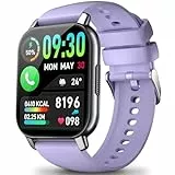 Smartwatch Damen Herren mit Telefonfunktion, 1.85'' Zoll HD Smart Watch, 112+ Sportmodi Sportuhr mit Pulsuhr/Schlafmonitor, IP68 Wasserdicht Fitnessuhr mit Information Erinnerung für iOS Android