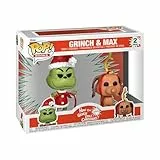 Funko Pop! Books: HTGSC - The Grinch mit Max 2PK - How The Grinch Stole Christmas - Vinyl-Sammelfigur - Geschenkidee - Offizielle Handelswaren - Spielzeug Für Kinder und Erwachsene - Movies Fans