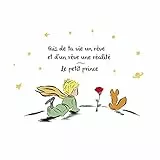 decalmile Wandsticker Prinz Wandtattoo Sprüche und Zitate Märchen Wandaufkleber Kinderzimmer Babyzimmer Schlafzimmer Wanddeko