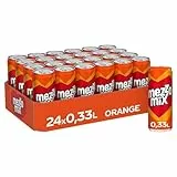 Mezzo Mix , Einzigartiges Mischgetränk aus Cola & Orange in stylischen Dosen , 24 x 330ml