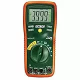 EXTECH EX430A Professionelles Multimeter mit True RMS und 11 Funktionen, grün