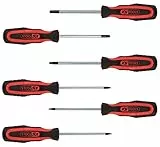 KS Tools 159.0040 ERGOTORQUEplus Schraubendreher-Satz, 6-tlg., TX mit Bohrung