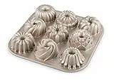 Tescoma DELÍCIA Luxuriöse Backform für 9 Mini-Napfkuchen | Optimale Wärmeverteilung | Erstklassige Antihaft-Beschichtung | Beiliegendes Backrezept | Langlebigkeit