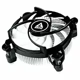 ARCTIC Alpine 17 LP - Low-Profile CPU Kühler für Intel Sockel LGA1851 & LGA1700, 92 mm PWM-Lüfter, geringe Einbauhöhe: 42,9 mm, 4-Pin-Anschluss, 300–3000 rpm, werkzeuglose Push-Pin-Montage, Top-Blower