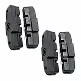 Alles-Rad | 2 Paar - 4 Stück Bremsschuhe für Magura HS11/ HS22/ HS33 50 mm schwarz | für MAGURA Hydraulikbremse Felgenbremse - Set für vorne und hinten - Bremsbeläge Bremsklötze Bremsbacken Bremsgummi