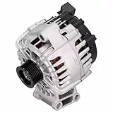 FEBI BILSTEIN Lichtmaschine 120A Generator LiMa 12V Alternator mit Riemenscheibe für FORD Fiesta Mk6 Schrägheck (JA8, JR8) FOCUS III Turnier MONDEO IV Turnier (BA7) FOCUS III B-MAX (JK) ECOSPORT