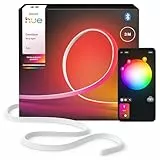 Philips Hue OmniGlow 3m Mikro LED-Lightstrip, 2700 lm, Lebendige Farben und Ambiente, Flexible Innenbeleuchtung, Gleichmäßiges Licht, Zuschneidbar, App- und Sprachsteuerung