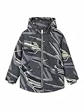 NAME IT Jungen Nkmmax Jacket 1aop Kurzjacke, Schwarz, 116