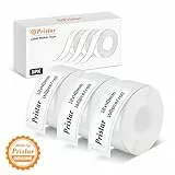 Pristar P15 Labels, 3 Rollen 12 mm * 40 mm Selbstklebendes Thermoband Etiketten, Kompatibel mit P15 Etikettendrucker, Geeignet für Zuhause, Büro, Schule, Lagerorganisation, Weiß, 160 Etiketten/Rolle