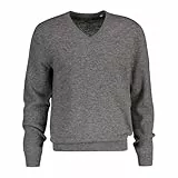 Gant Herren Extrafine Lambswool V-Neck Pullover, Dark Grey Melange, XL EU