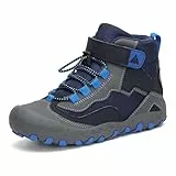 Mishansha Kinder Wanderschuhe Outdoor Mädchen Trekkingschuhe Leicht rutschfeste Wanderstiefel für Junge Bequeme Outdoorschuhe Sportschuhe Komfortabel Trekkingstiefel Blau 38 EU