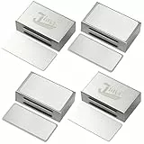Tür Magnet Schranktüren Selbstklebend Jiayi 4 Stück Aktualisiert Türmagnete für Möbel Magnetschnäpper Stark Edelstahl Küche Magnetverschluss für Schrankmagnete Schubladen Magnet Türschließer