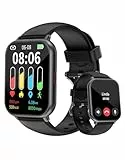 Smartwatch Damen Herren mit Bluetooth Telefonfunktion,1.85'' HD Display Fitness Tracker,Smart Watch Fitnessuhr mit Schrittzähler 110+ Sportmodi Pulsmesser Schlafmonitor kompatibel für iOS Android