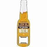 GRUSS & CO Flaschenöffner Motiv 'Nach dem Bier ist vor dem Bier' | lustige Flaschenöffner mit Magnet | Männergeschenk, Partygeschenk | 48596