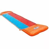Bestway H2oGo Doppel-Wasserrutsche, mit aufblasbarer Startrampe, Double Ramp, 549 cm, Mehrfarbig