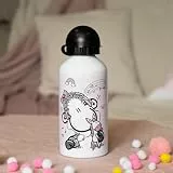 Sheepworld Alu-Trinkflasche für Kinder »Personalisierbare Trinkflasche« – mit Wunschnamen, personalisiert (Rosa)
